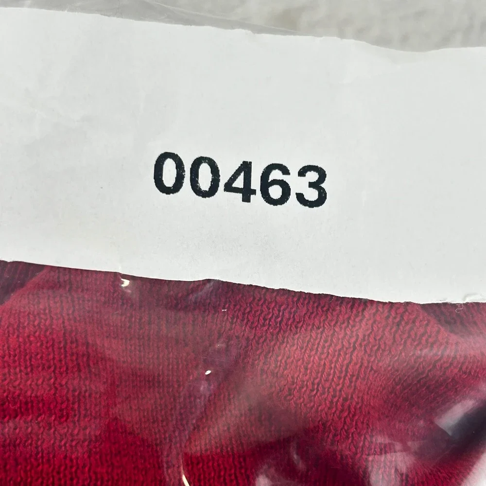 Polo Ralph Lauren Red V Neck Cotton Sweater Men's Size L‎ Long Sleeve